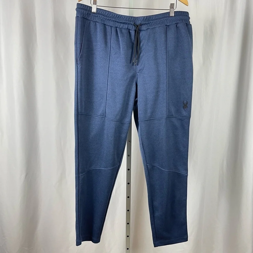 Spyder Active Men's XL Performance Joggers Pants Navy Blue Breathable Running